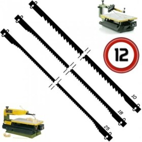 Resim Proxxon 28741 Kaba Uçlu Kıl Testere Bıçağı 10 Diş Paket 12 Adet 