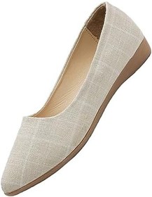 Resim CALLARON 1 Çift pompalar için bayanlar işaretlendi nokta bale kadın ayakkabı slippers düz ayakkabılar kadın salaş ayakkabı iş ayakkabısı kaymaz düz ayakkabı eğlence ayakkabıları pu 