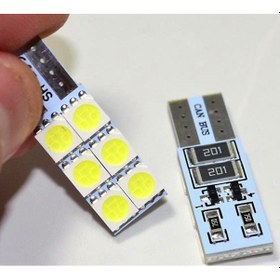 Resim T10 Araba Park Lambası Beyaz Led 1 Çift 