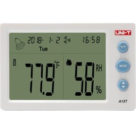 Resim Normadia Dijital Saatli Sıcaklık ve Nem Ölçer, Hassas Izleme Cihazı 