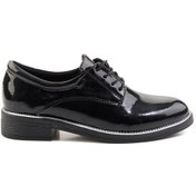 Resim Siyah Kadın Oxford Ayakkabı K01257068112 Siyah 