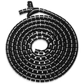 Resim Digitus İçeri Çekme Yardımcısına Sahip Esnek Spiral Kablo Hortumu 5 MT 