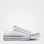 Resim Converse Chuck Taylor All Star Outline Sketch Kadın Siyah/Beyaz Sneaker 