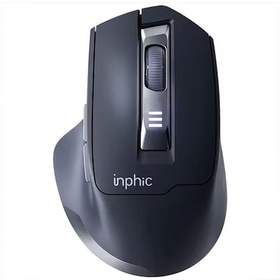 Resim İnphic M9 Kablosuz Fare, Ergonomik Şarj Edilebilir Sessiz Kullanım 2.4g 500 Mah Usb Mouse M9 