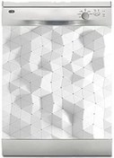 Resim Genel Markalar Bulaşık Makinesi Sticker Kaplama Beyaz Eşya Kaplama 3 Boyutlu Geometrik 
