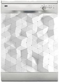 Resim Genel Markalar Bulaşık Makinesi Sticker Kaplama Beyaz Eşya Kaplama 3 Boyutlu Geometrik 