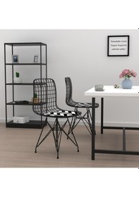Resim Knsz kafes tel sandalyesi 1 li mazlum syhaldo ofis cafe bahçe mutfak 