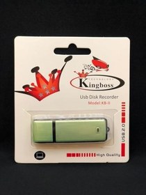 Resim Kingboss Sensörlü USB Ses Kayıt Cihazı Kayıt 16 Gb Dahili Hafıza (Yeşil) 