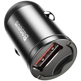Resim Baseus Tiny Star Mini Usb Port 30w Hızlı Araç Şarj Cihazı Siyah 