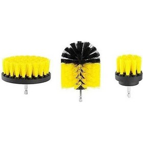 Resim Trendooze Untıor Elektrikli Matkap Fırça Seti - Araba Parlatıcı Fırça Ekleri 3 Adet 