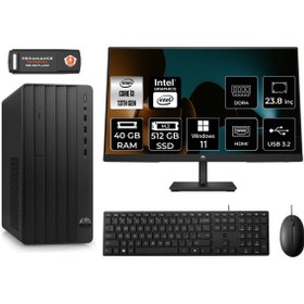 Resim HP PRO TOWER 290 G9 AE8T2X0ESS137 i3 13100 40GB RAM 512GB SSD 23.8" W11P MASAÜSTÜ BİLGİSAYAR 
