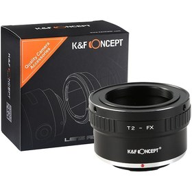 Resim K&F Consept T2 Mount Lenses To Fuji X Mount Camera Adapter 