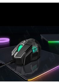 Resim Blic BWM7 6400 DP 1.5 M Kablolu RGB Optik Oyuncu Mouse 