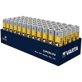 Resim Varta Superlıfe Çinko Aaa Ince Kalem Pil (60LI PAKET FİYATI) 