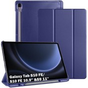 Resim Samsung Galaxy Tab S9 Fe/s10 Fe 10.9inç Uyumlu Kılıf S Pen Kalem Bölmeli Smart Kapak 