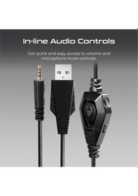 Resim Vertux Havana Kablolu Surround Kulak Üstü Oyuncu Kulaklığı 