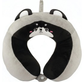Resim Tucklebery Kids Panda Figürlü Boyun Yastığı - Yumuşak Doku, Çıtçıtlı Tasarım ve Ergonomik Konfor 