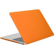 Resim Enkay Ön ve Arka Koruyucu MacBook Pro 14" Laptop Kılıfı Turuncu 