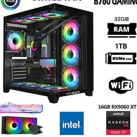 Resim Xaser Lexus X820 i9-14900KF 32 GB 1 TB M.2 NVMe SSD 16 GB RX9060XT Free Dos Masaüstü Oyuncu Bilgisayarı 