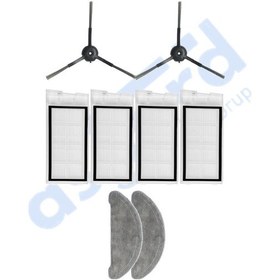 Resim Roidmi Eve - Eve Plus Uyumlu 2 Yan Fırça 4 Filtre 2 Mop Pkt-iasgf0000668 