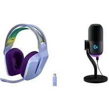 Resim Logitech G G733 Lıghtspeed Kablosuz Oyuncu Kulaklığı Mor 