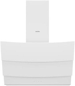 Resim Simfer 8707 60CM Premium Dokunmatik Beyaz Cam Davlumbaz Kumandalı 