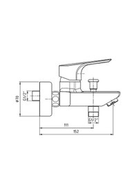 Resim Eca Niobe 482 Banyo + 054 Lavabo + 098 Eviye Batarya Seti 3'lü Krom 