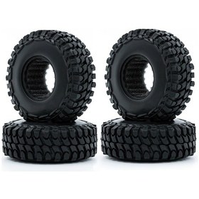 Resim Yaleker 1/24 Axial Scx24 Rc Araç Lastiği - 4 Adet Kauçuk Tekerlek 54mm 