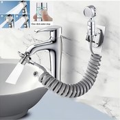 Resim Willowhaven Gümüş 3 Hızlı Duş Başlığı Seti Lavabo Ve Mutfak Bataryası İçin Püskürtücülü 