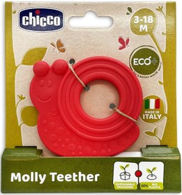 Resim Chicco Molly Diş Kaşıyıcı 3-18 Ay - Kırmızı Çok Renkli 