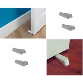 Resim Kapı Stoperi - Kapı Altı Stoperi - Gri 8 Adet 