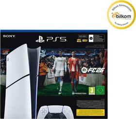 Resim Sony PlayStation 5 Dijital Oyun Konsolu / FC26 Oyun Bundle (Bilkom - Resmi Distribütör Garantili) 