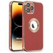 Resim Apple Iphone 14 Pro Kılıf Flash Stamp Kırmızı Microsonic