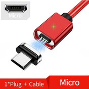 Resim Olaf 2m Manyetik Mikro Usb Kablosu İphone Uyumlu Samsung İçin Hızlı Şarj Veri Kablosu Kablosu Mıknatıs Şarj Cihazı Usb Tipi C 3a Cep Telefonu Kablosu 