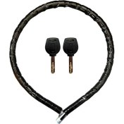Resim Motorsiklet Kilidi Anahtarlı Körüklü Siyah ( Boy : 120CM-ÇAP : 22MM ) 