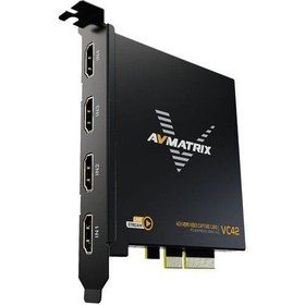 Resim Avmatrix VC42 4-Kanal HDMI PCIE Capture Kart 