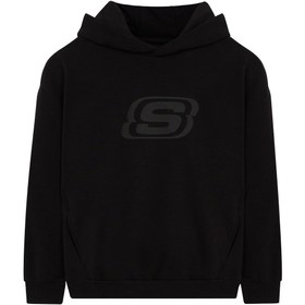 Resim Skechers B Lw Fleece Hoodie Sweatshirt Erkek Çocuk Siyah Sweatshirt 