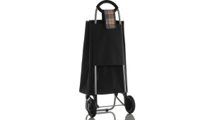 Resim Miras Ekose Pazar Arabası - Büyük Çantalı Ses Çıkarmayan Tekerlekli Pazar Arabası 