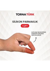 Resim Kuyumculuk Silikon Parmaklık 1 Çift Metalik 