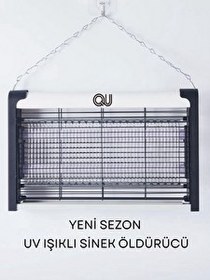 Resim QU Elektrikli Uv Sinek Öldürücü Zincirli Askılı (20W) 300SO 