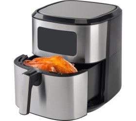 Resim Queen Smartfryer Xxl Airfryer 6,5lt Dokunmatik Yağsız Sıcak Hava Fritözü 