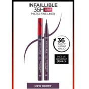Resim Loreal Paris Infaillible 36H Grip Micro Fine Eyeliner 04 Dew Berry 