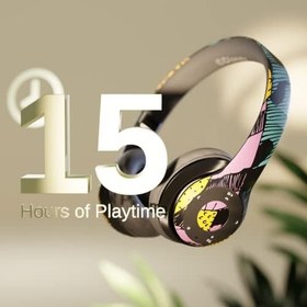 Resim Disney Nightmare Before Christmas Sally Dress Bluetooth kulaklık, kablosuz katlanabilir kulak üstü kulaklık, entegre mikrofon, büyüleyici Sally & Friends tasarımı, yetişkinler ve çocuklar için 