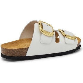 Resim Terlik Kadın 17P8 Frau LONDON Leather OffWhite 