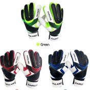 Resim Flybuy Profesyonel Kaleci Eldiveni - Latex/pu - Mavi/yeşil/kırmızı - 7/8/9 Beden Çocuk/yetişkin Yeşil 
