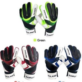 Resim Flybuy Profesyonel Kaleci Eldiveni - Latex/pu - Mavi/yeşil/kırmızı - 7/8/9 Beden Çocuk/yetişkin Yeşil 