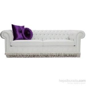 Resim White Swan Chesterfield Beyaz 