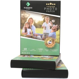 Resim Fujifilm Elegance 6R Luster / Mat 260GSM 300 Adet Fotoğraf Kağıdı 15 x 21 cm 3'lü 