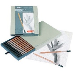 Resim Bruynzeel - Sakura Design Graphite 12'Li Artist Çizim Kalemi 