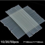 Resim Viscosity10/20 Adet 7/11 190mm Toksik Olmayan Eva Şeffaf Sıcak Tutkal Çubukları Sı Tabancası Tutkal Zanaat Mum Silikonlar 56773490 